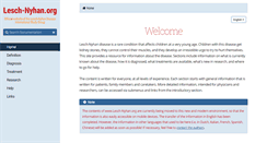 Desktop Screenshot of lesch-nyhan.org
